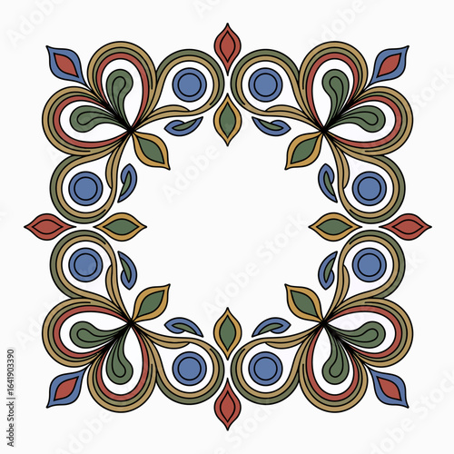 hires and vector at my page frame colorful editable vector hires for gold classic shape Artwork
