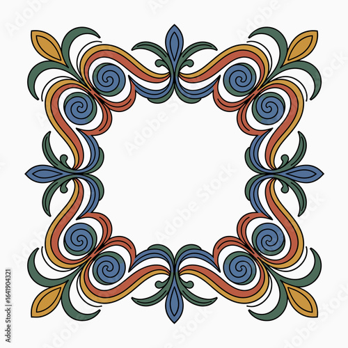 hires and vector at my page frame colorful editable vector hires for gold classic shape Artwork
