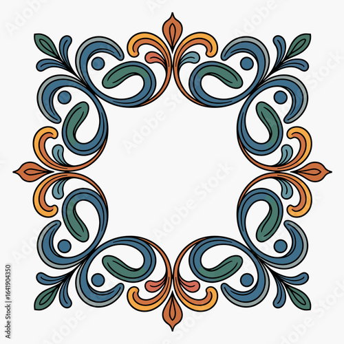 hires and vector at my page frame colorful editable vector hires for gold classic shape Artwork

