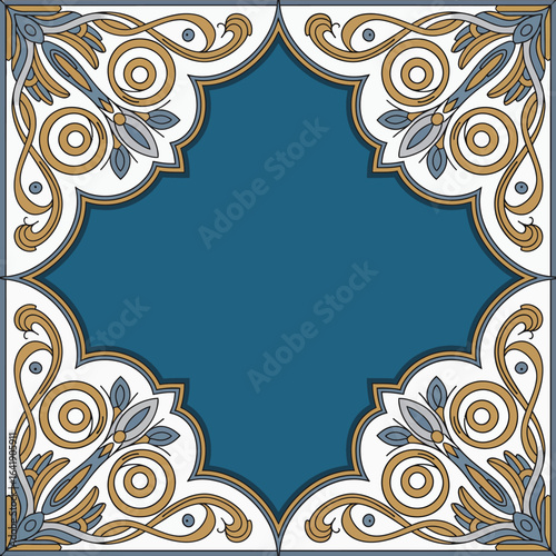 hires and vector at my page frame colorful editable vector hires for gold classic shape Artwork
