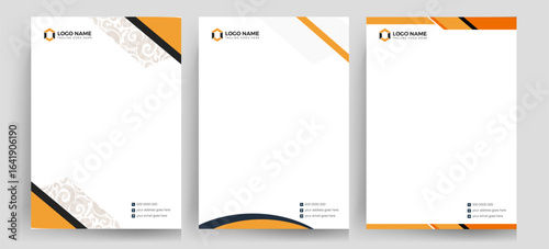 Modern Unique Letterhead – Corporate Professional Template