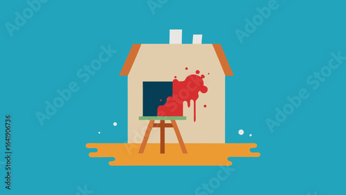 compact artist home wall easel paint supplies