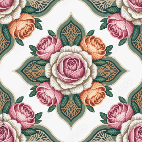 vector illustration hires Collection of High-Resolution Abstract Seamless ornament Patterns with Diverse Designs and Textures 
