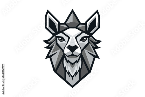 llama head logo