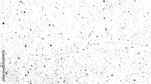 Dirty or dust film grain speck grit grunge overlay on white background grain noise Speckle grain dot white paper noise texture with distress effect vector illustration pattern background.