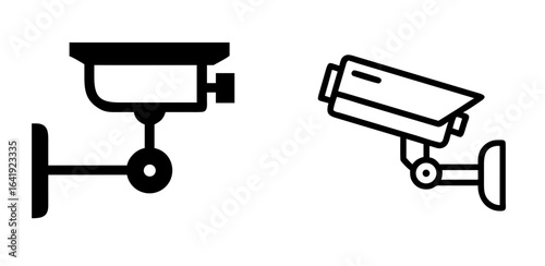 CCTV Camera Icon for Security Surveillance and Monitoring Systems