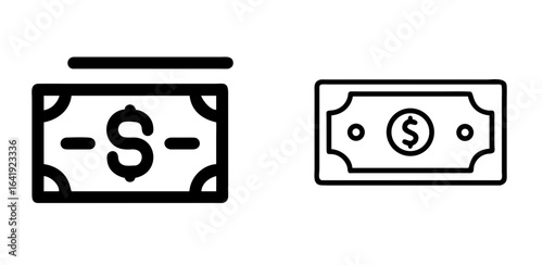 Cash Icon Symbol for Money Finance Payment Banking Design