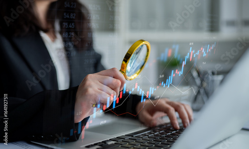 Candlestick chart visualizing financial market trends, investment patterns, price fluctuations, and trading strategy in capital and digital asset markets Latch