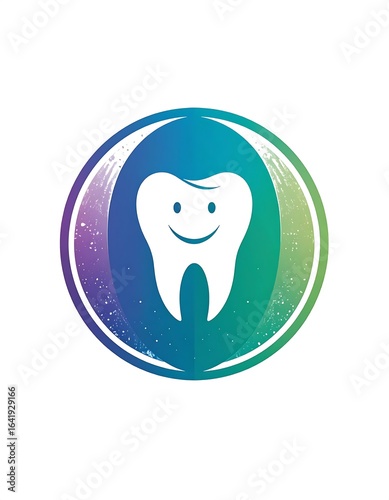 Smiling tooth graphic design