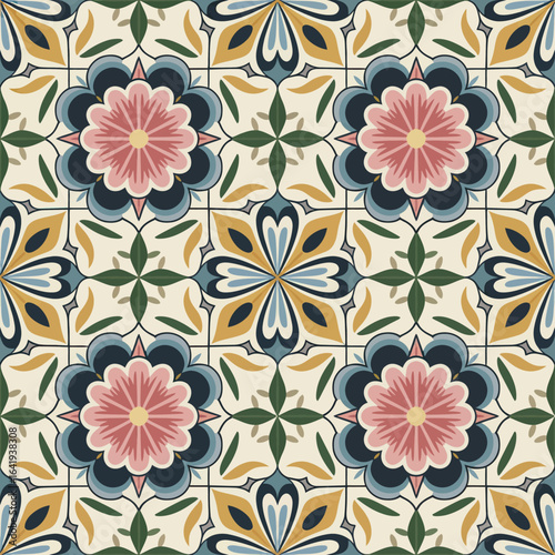 Wallpaper Mural vector illustration hires Collection of High-Resolution Abstract Seamless ornament Patterns with Diverse Designs and Textures 
 Torontodigital.ca