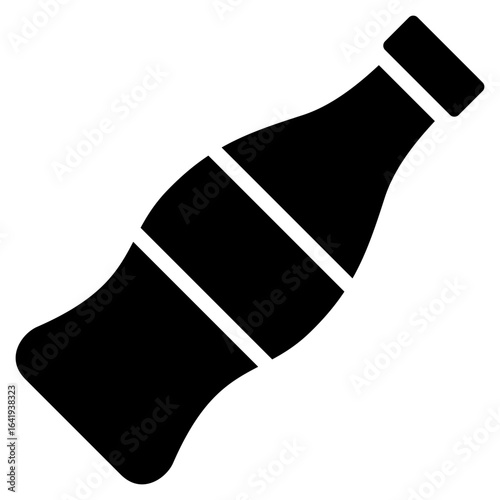 Cola Bottle  Icon Element For Design
