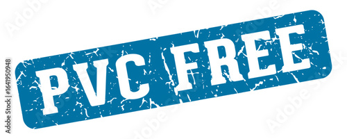pvc free rectangular sign. pvc free stamp