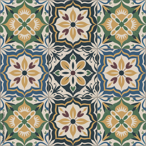 vector illustration hires Collection of High-Resolution Abstract  Seamless ornament Patterns with Diverse Designs and Textures 
