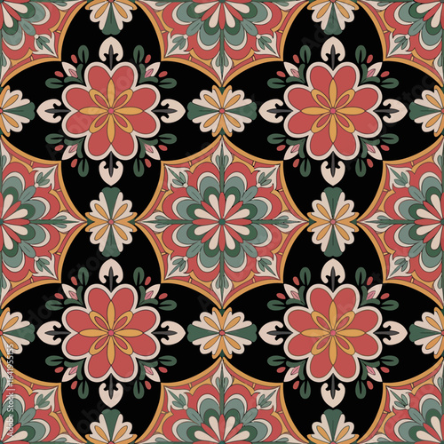 vector illustration hires Collection of High-Resolution Abstract  Seamless ornament Patterns with Diverse Designs and Textures 
