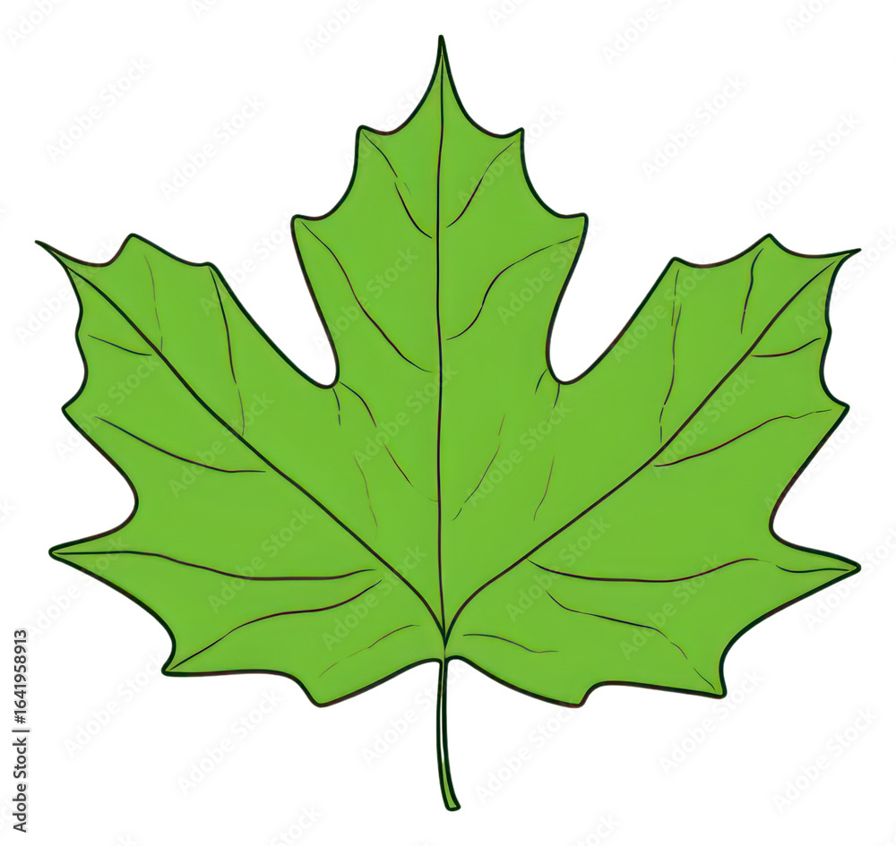Fototapeta premium PNG Leaf maple plant tree.