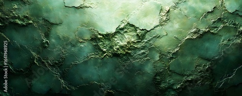 Abstract green texture background for graphic design and wallpaper with grunge stone effect art