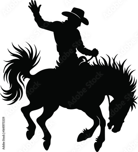 Cowboy Horse Rodeo SVG Cut Files for Cricut & Silhouette