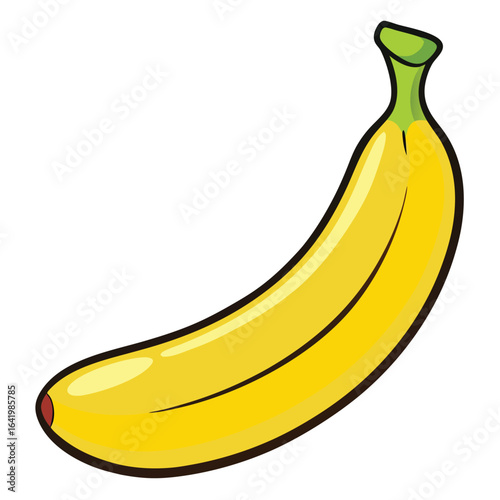 healthy and fresh banana bunch on a white background, ready for a sweet tropical snack