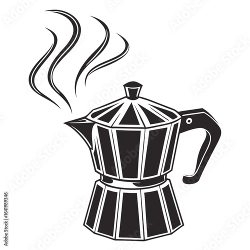 coffee pot vector illustration