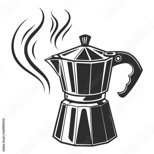coffee pot vector illustration