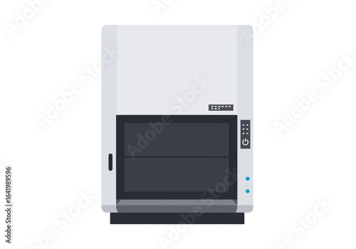 Modern Laboratory Fume Hood with Control Panel