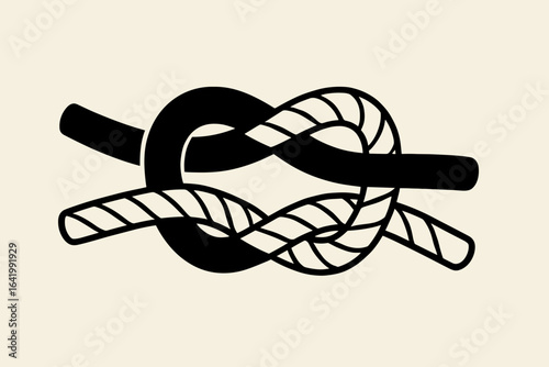 An illustrative representation of the fisherman's knot is shown, highlighting the technique for forming a stable and trustworthy link in both fishing and crafting applications