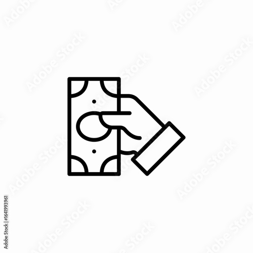 money payment transaction icon sign vector
