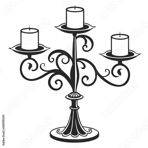 candlestick with candles