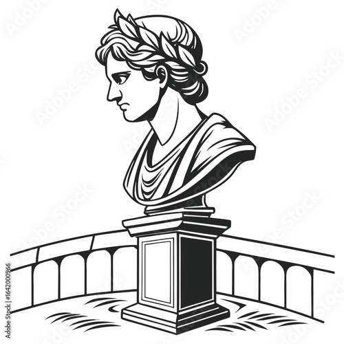 statue of the roman emperor