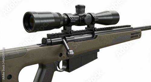 Wallpaper Mural High-resolution isolated photo of a sniper rifle, perfect for technical and professional military-related content. Torontodigital.ca