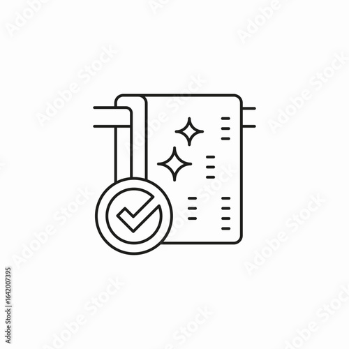 clean laundry towel icon sign vector
