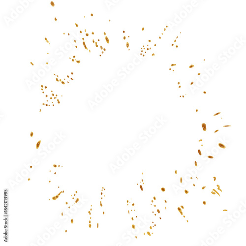 Honey like liquid flow oil caramel maple syrup splash droplet texture transparent background