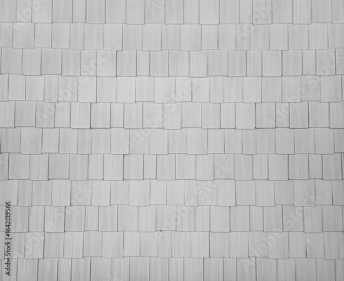 White shingle wall background texture