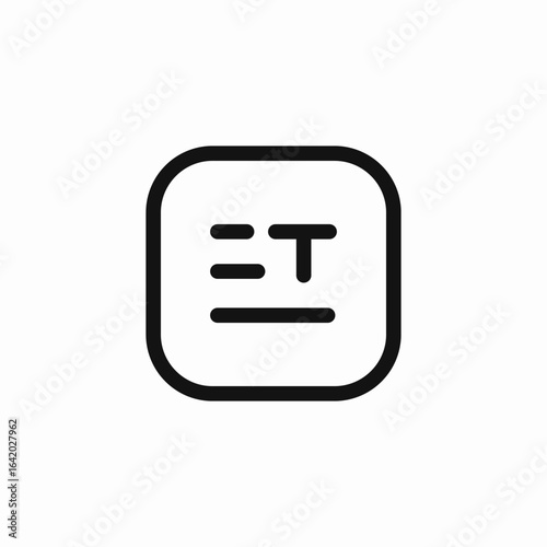 text editor options icon sign vector
