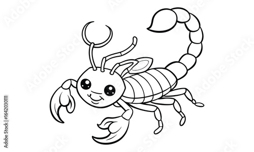 Scorpion t shirt design silhouette and vector line art, high-quality illustration ideal for adult coloring books, art therapy, relaxation and stress relief printable designs