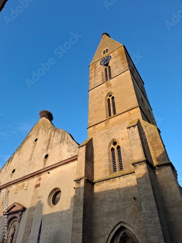 church of eguisheim, alsace, france