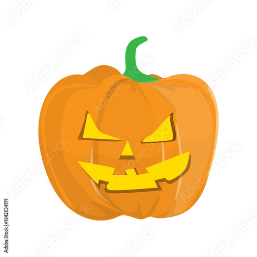 Jack O' Lantern's Spooky Grin: The embodiment of Halloween, a meticulously crafted, carved pumpkin with a menacing yet inviting smile, symbolizing the festive spirit of the season.
