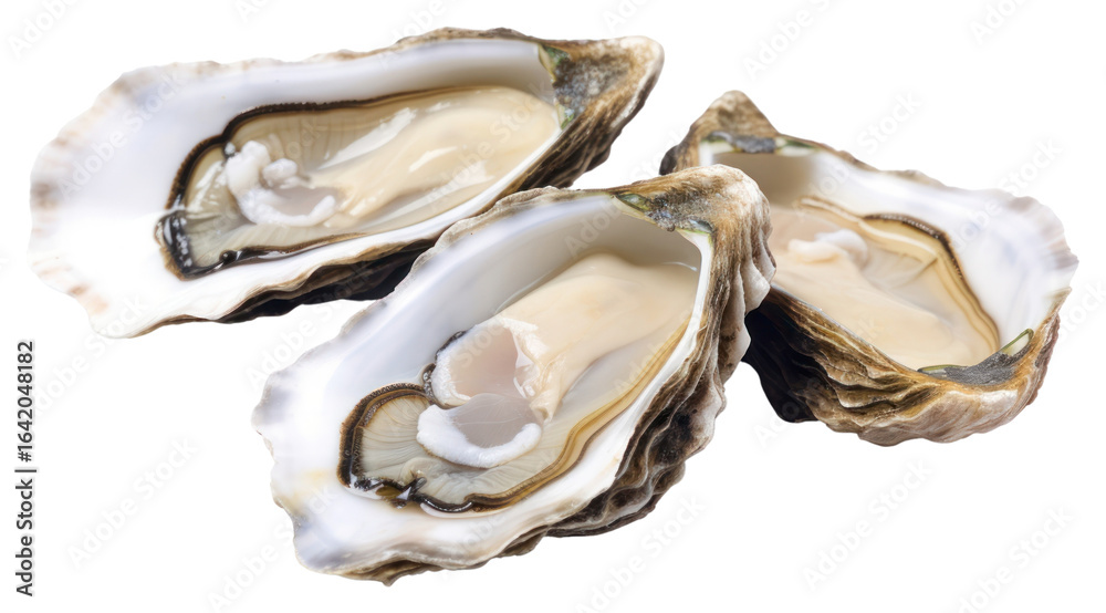 Naklejka premium PNG Oysters seafood clam