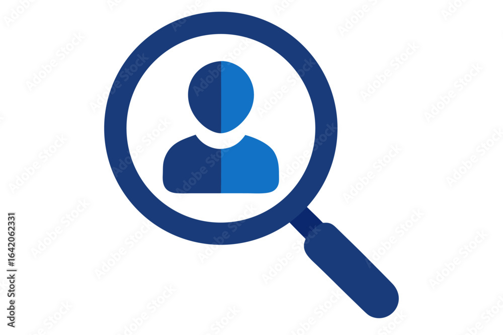 A simple vector magnifying glass icon for a search button A simple vector magnifying glass icon for a search button