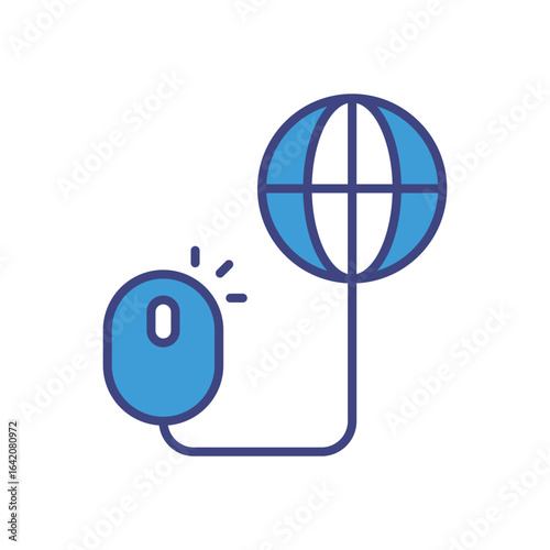 Click Search icon vector