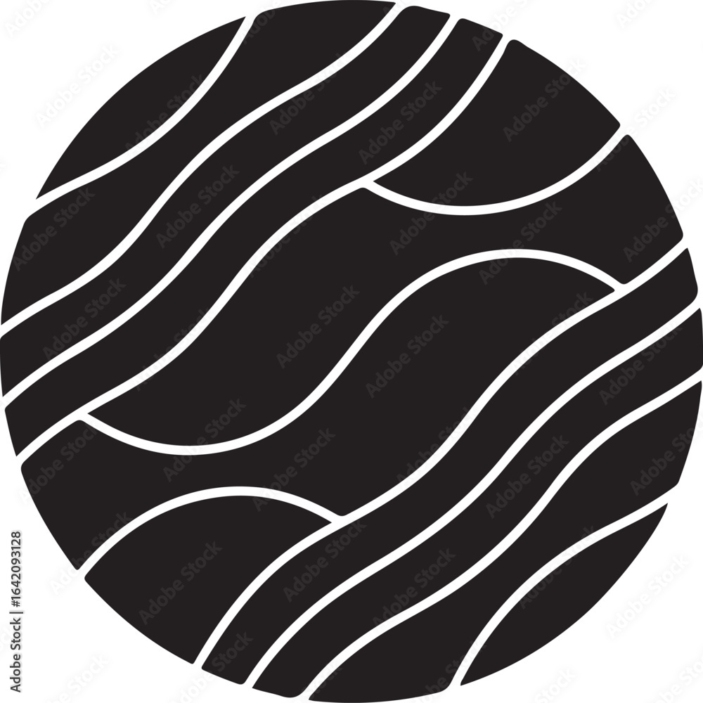 Obraz premium Abstract Wave Icon