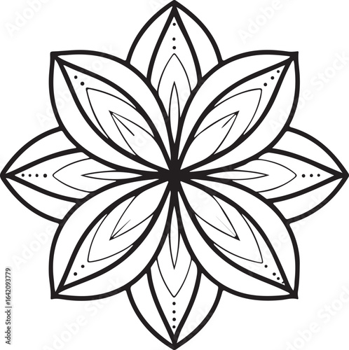 Floral Mandala Design