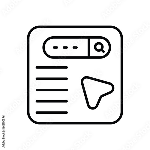 Web icon vector