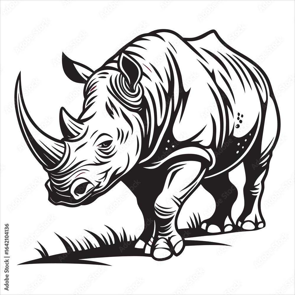 Fototapeta premium Rhino Svg Bundle