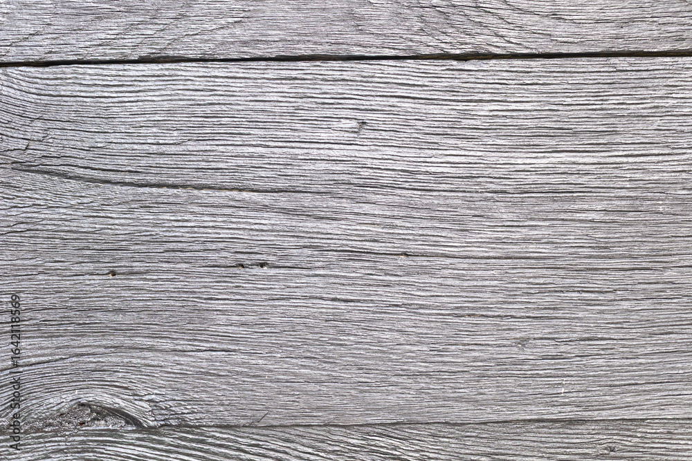 Fototapeta premium Closeup of Weathered Wooden Planks with Detailed Texture