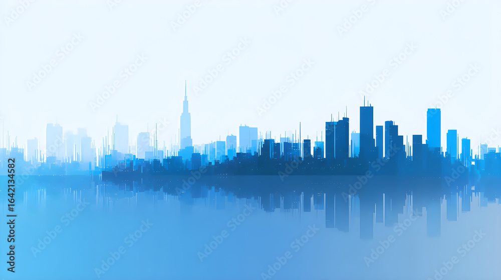 Obraz premium Dubai Skyline Reflection