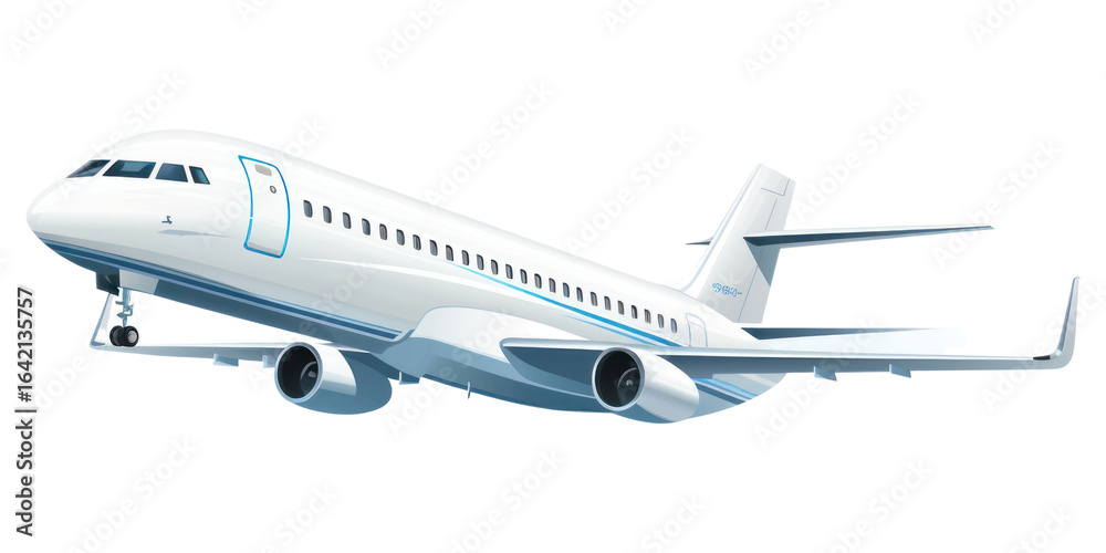 Obraz premium PNG Airplane aircraft airliner vehicle.
