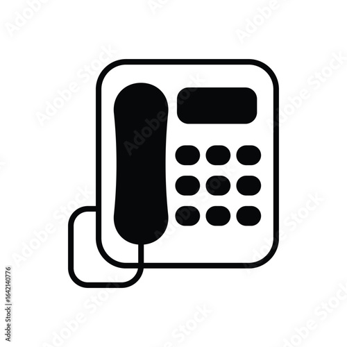 Fax icon vector