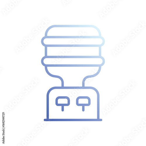 Cooler icon vector