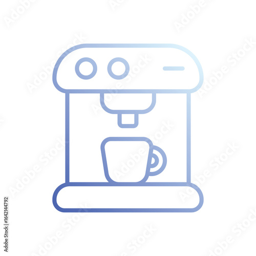 Coffee Machine icon vector